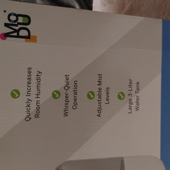 MoDu Humidifier in White and Gray - Picture 2 of 2